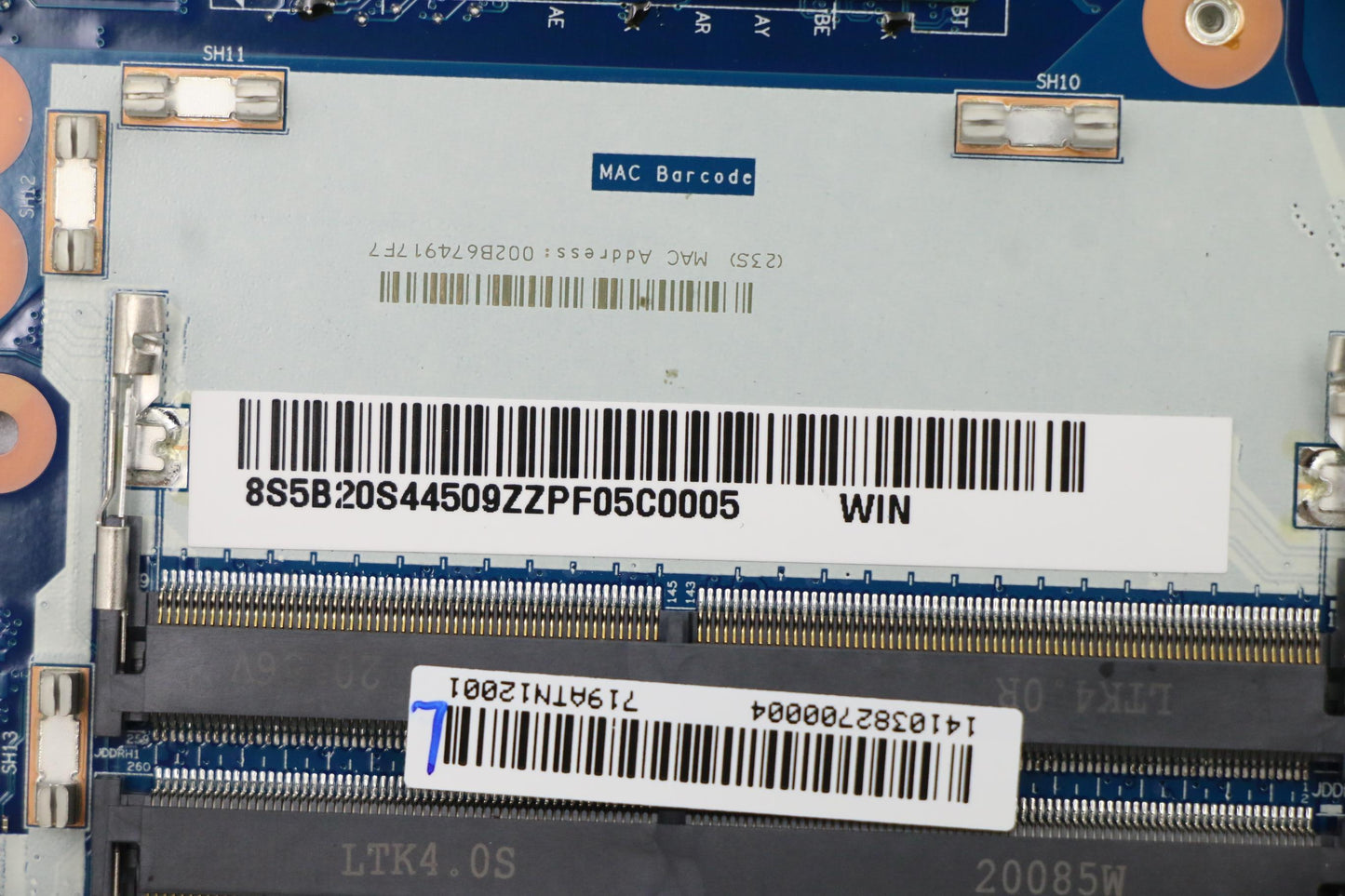 Lenovo Bdplanar Mb L 82B0 Wini710750H - 5B20S44509