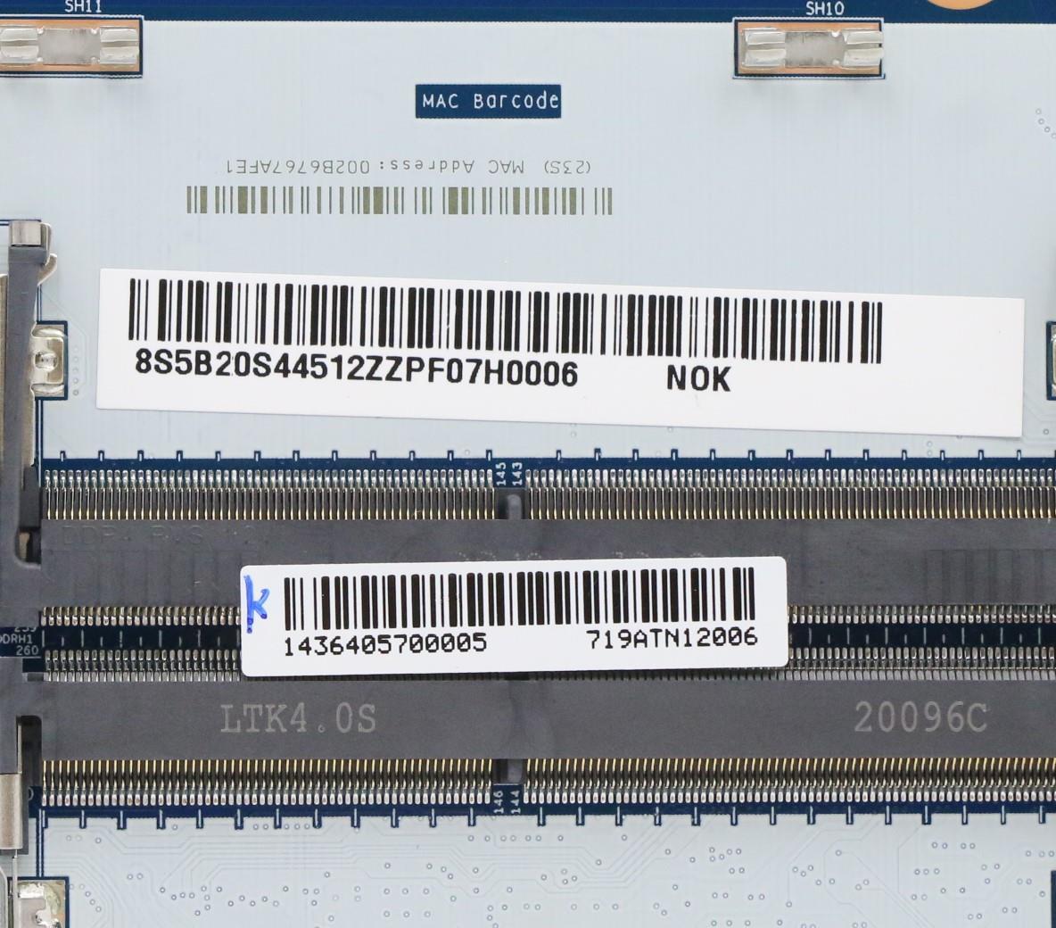Lenovo Bdplanar Mb L 82B0 Noki510300H - 5B20S44512