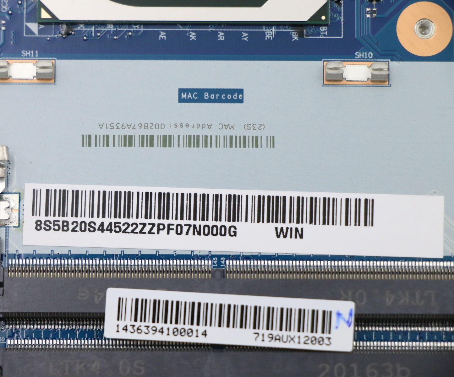 Lenovo Bdplanar Mbl81Y8Wini710750H_Gt - 5B20S44522
