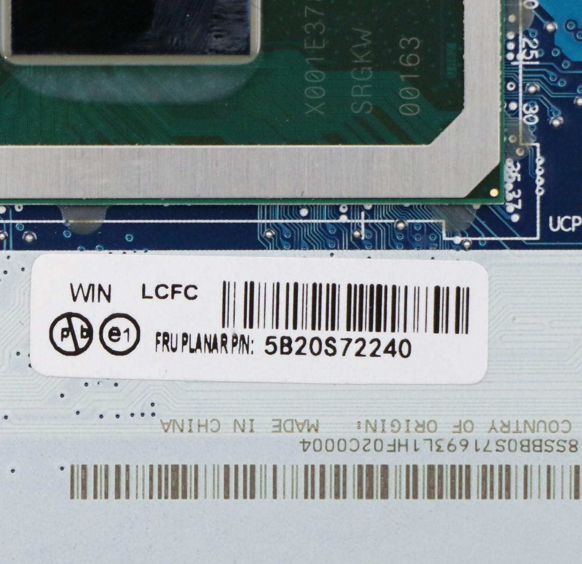 Lenovo Fe5A0 Mb I7-10510U R625 Win Yt - 5B20S72240