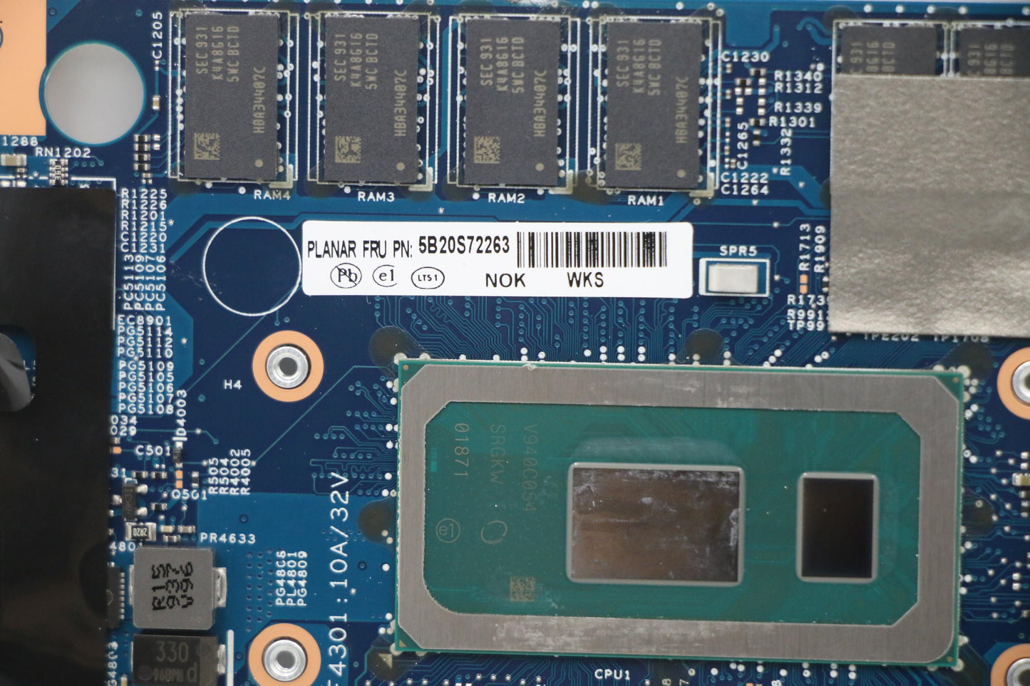Lenovo Mb I7-10510U 4+4Gb Nvp Ydt Nok - 5B20S72263