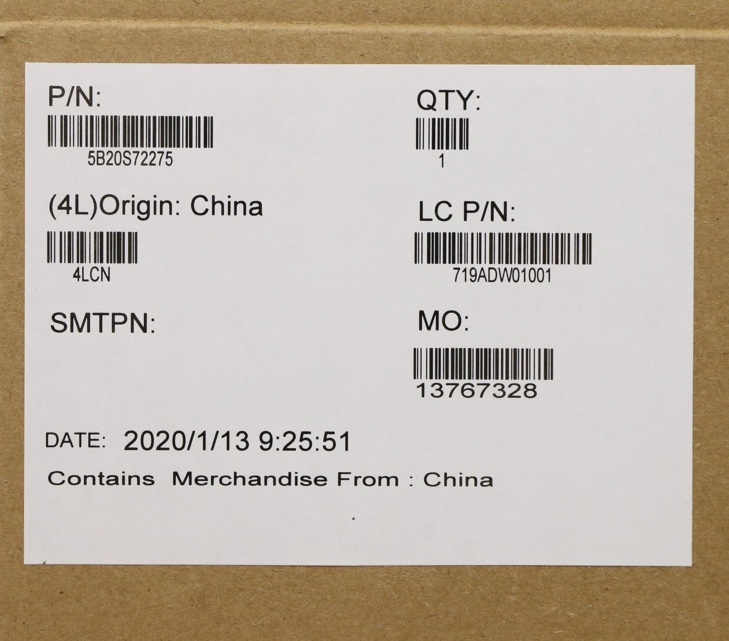 Lenovo Fe4A0 Mb I3-10110U Uhd Nok Yt( - 5B20S72275