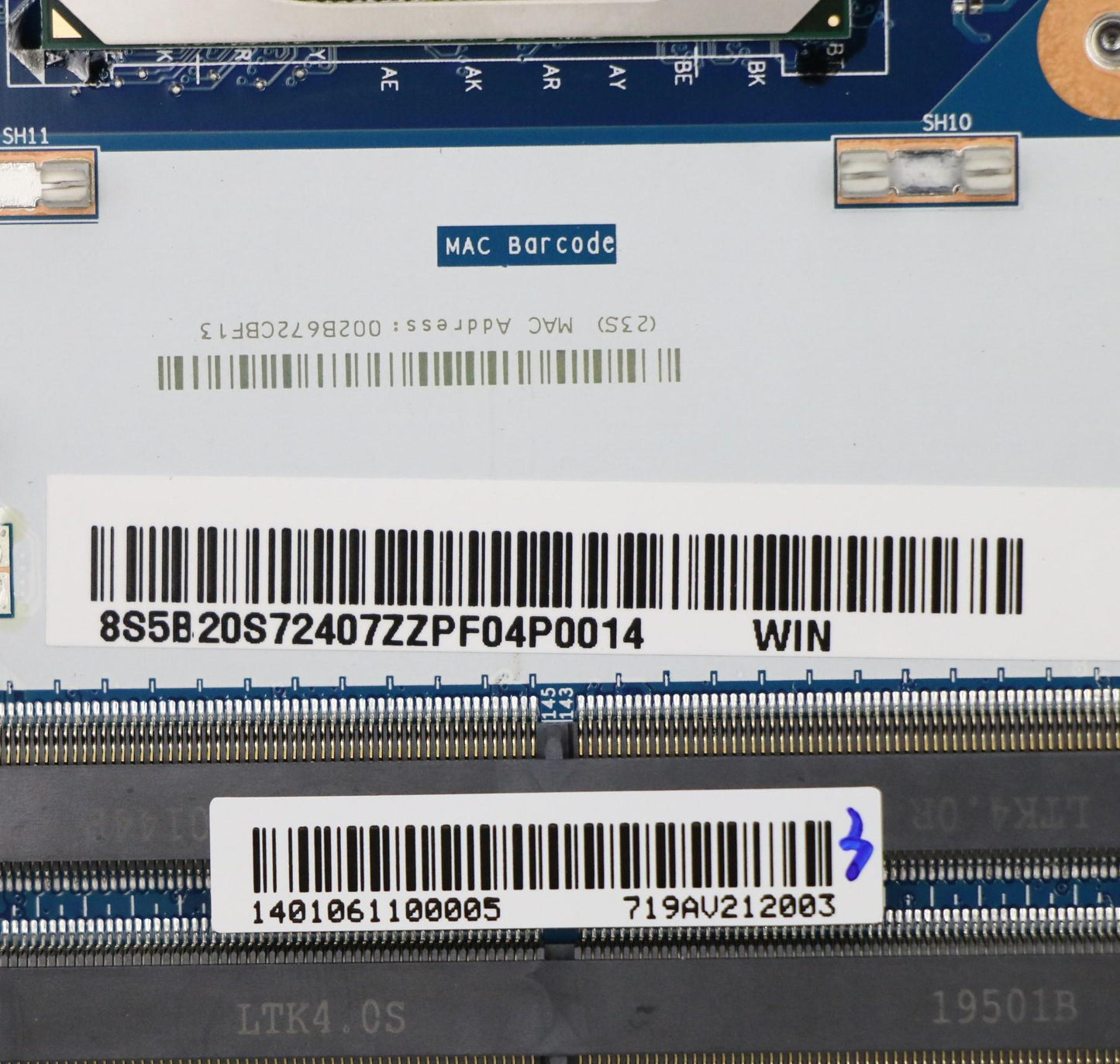 Lenovo Bdplanar Mbl82B3Wini710750H_Gt - 5B20S72407