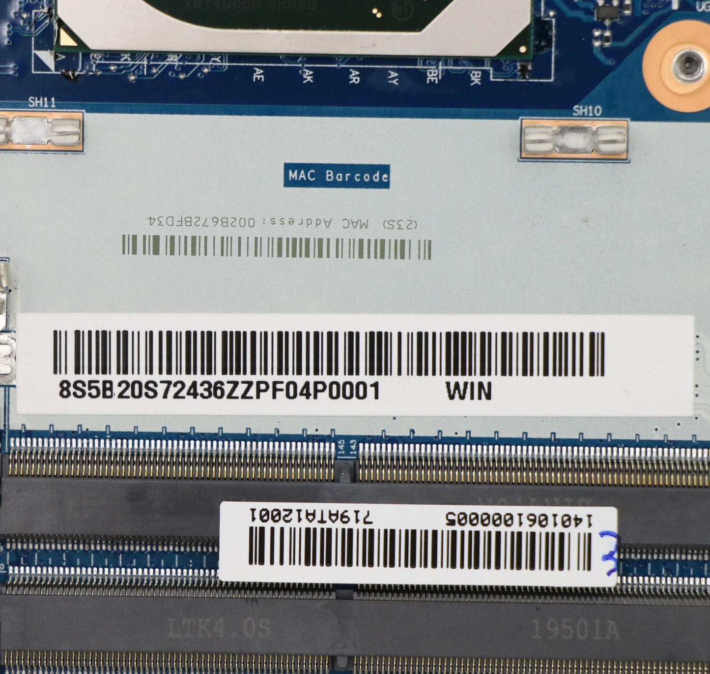 Lenovo Bdplanar Mb L 82Auwin I710750H - 5B20S72436