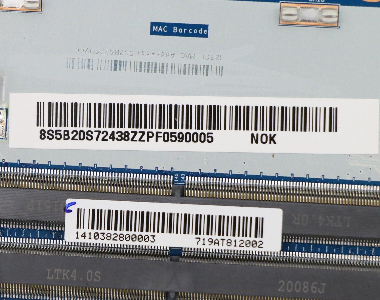 Lenovo Bdplanar Mb L 82Aunok I710750H - 5B20S72438