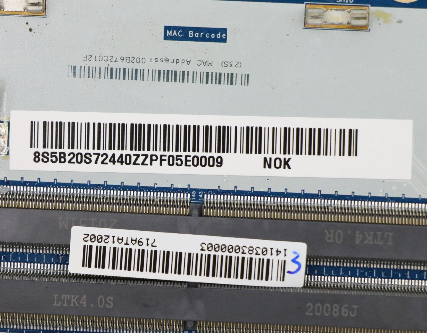 Lenovo Bdplanar Mb L 82Aunok I710750H - 5B20S72440