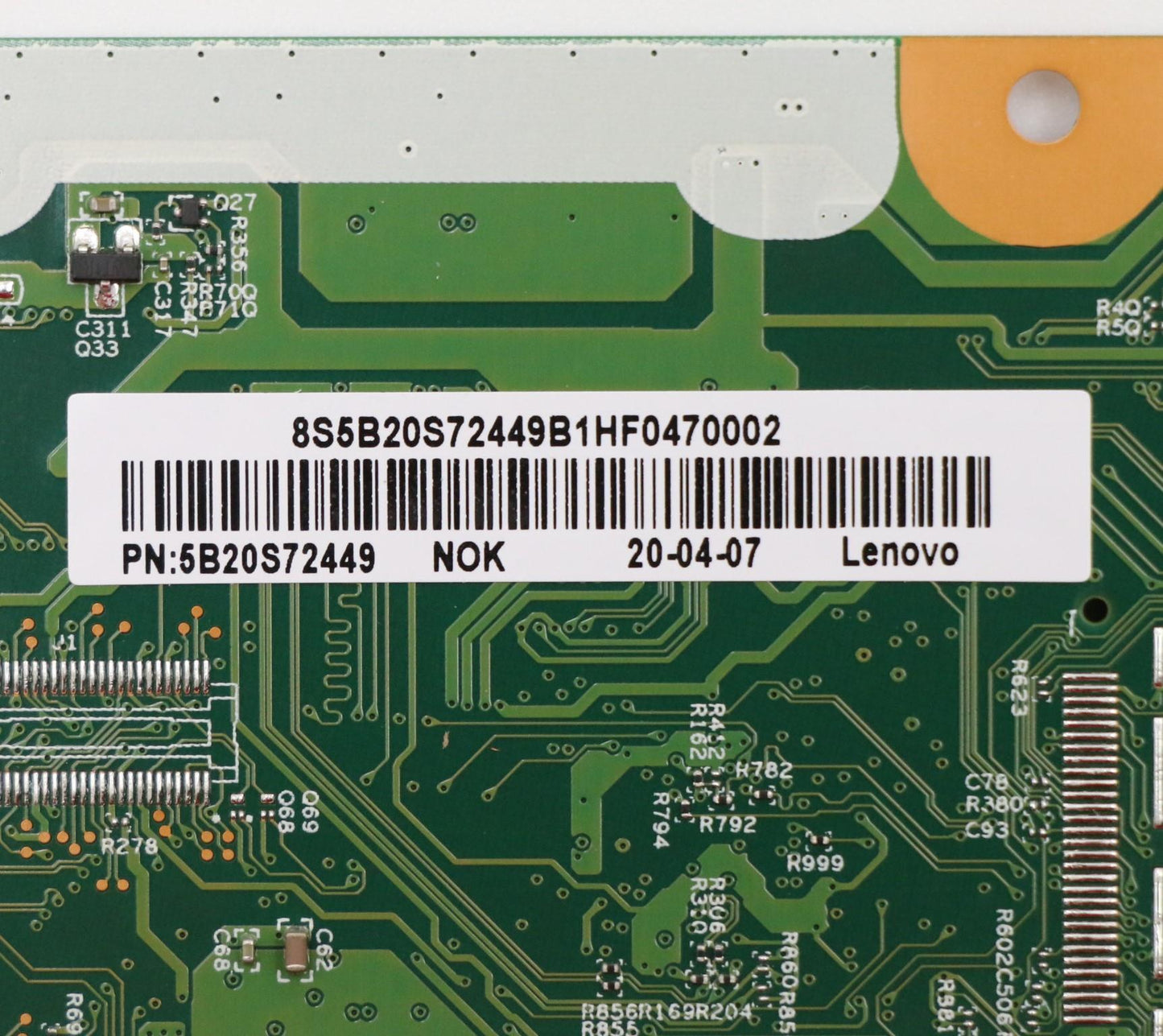 Lenovo (5B20S72449) Motherboard B82C1 with N4020 and UMA