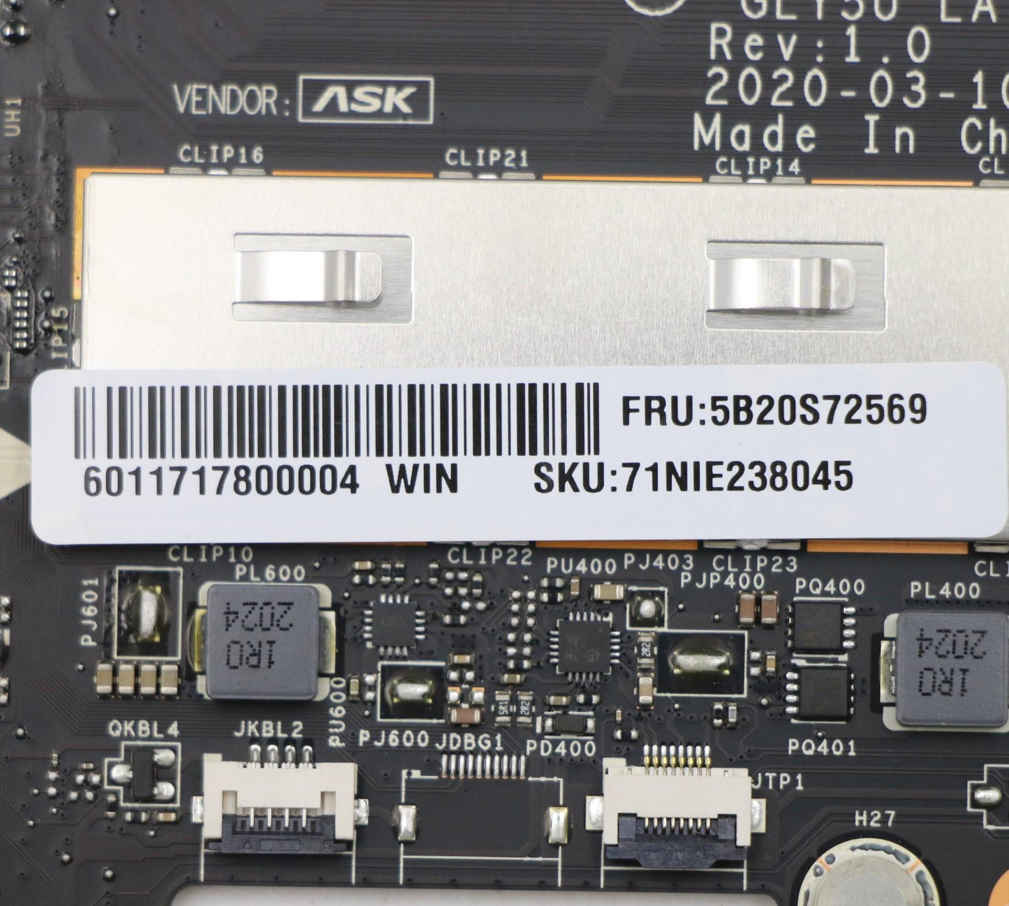 Lenovo Bdplanar Mb C 81Yx Win I910980 - 5B20S72569