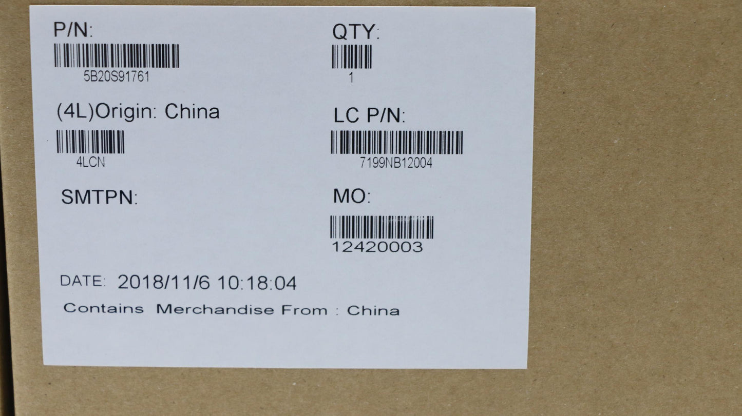 Lenovo Nmb961 I58300H 1060 V6G 60Hz B - 5B20S91761