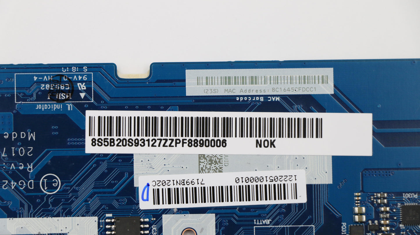 Lenovo Mb I3-7100U R5 V2G D4G-Blk - 5B20S93127