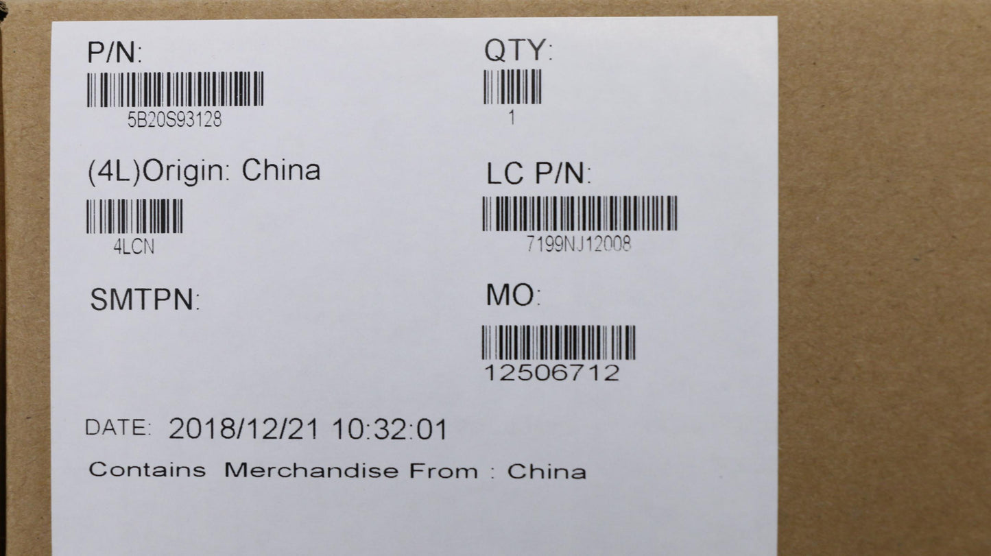 Lenovo Mb I3-7130U M13V2G D4G-Blk - 5B20S93128