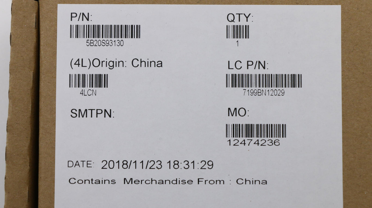 Lenovo Mb I3-7130U R5 V2G D4G-Win - 5B20S93130