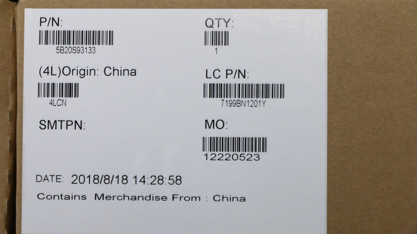 Lenovo Mb I3-7020U(N) R5V2Gd4G-Blk - 5B20S93133