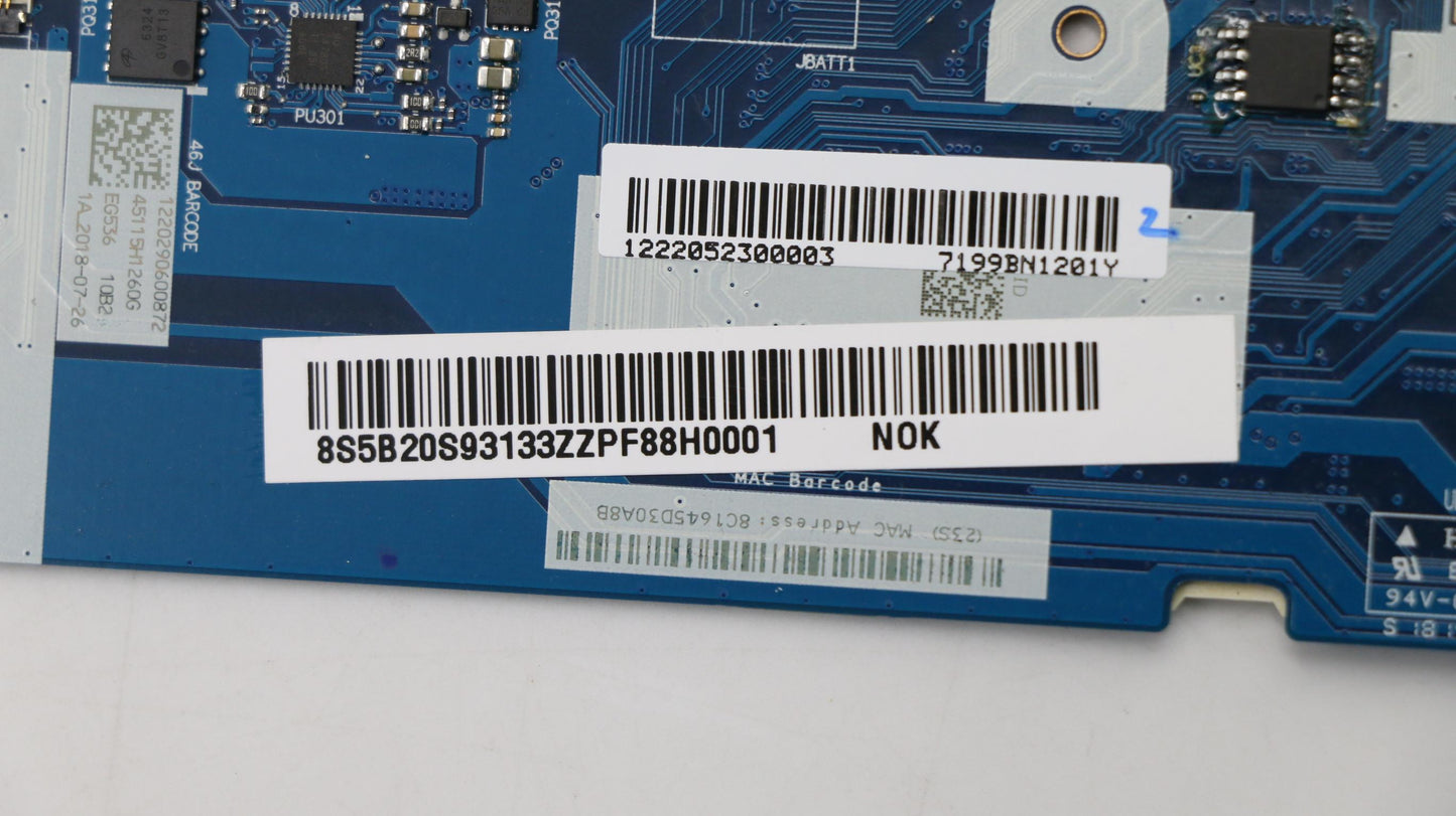 Lenovo Mb I3-7020U(N) R5V2Gd4G-Blk - 5B20S93133