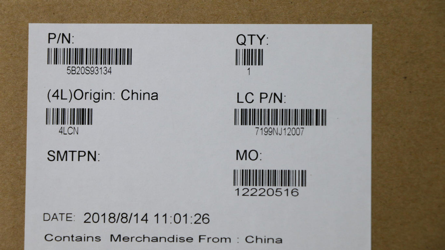 Lenovo Mb I3-7130U M13V2G D4G-Win - 5B20S93134