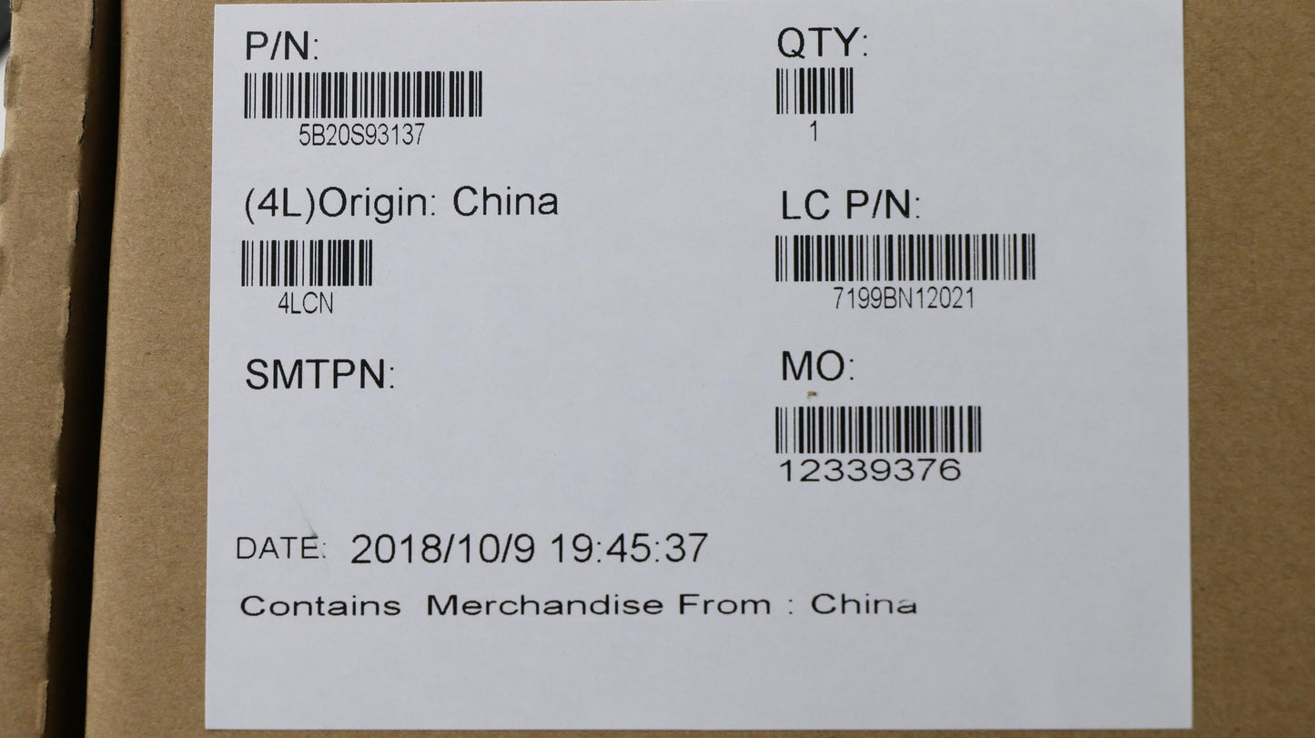Lenovo Mb I3-7020U(N)M11V2Gd4G-Win - 5B20S93137