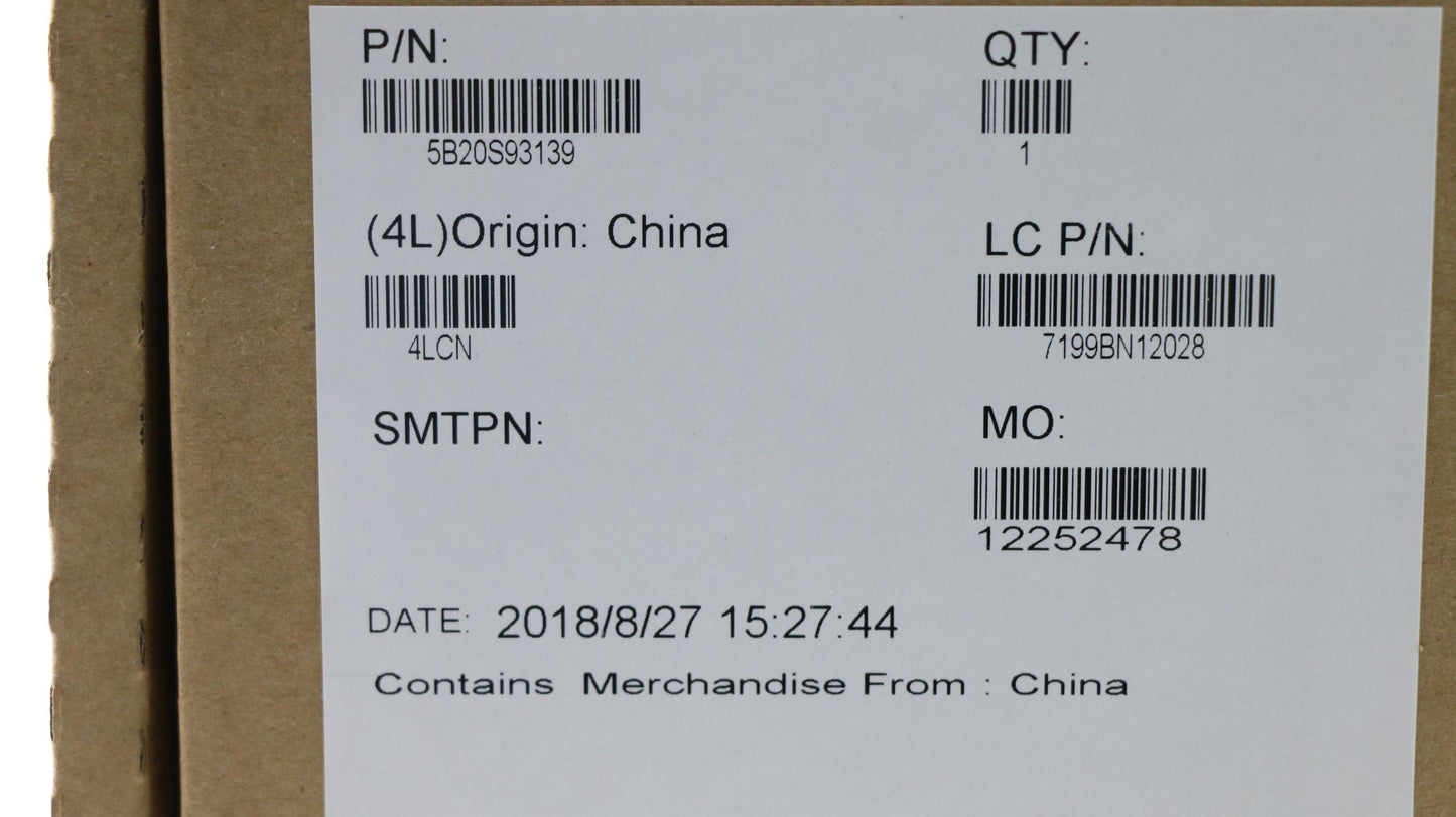 Lenovo Mb I3-7130U Uma D4G-Blk - 5B20S93139