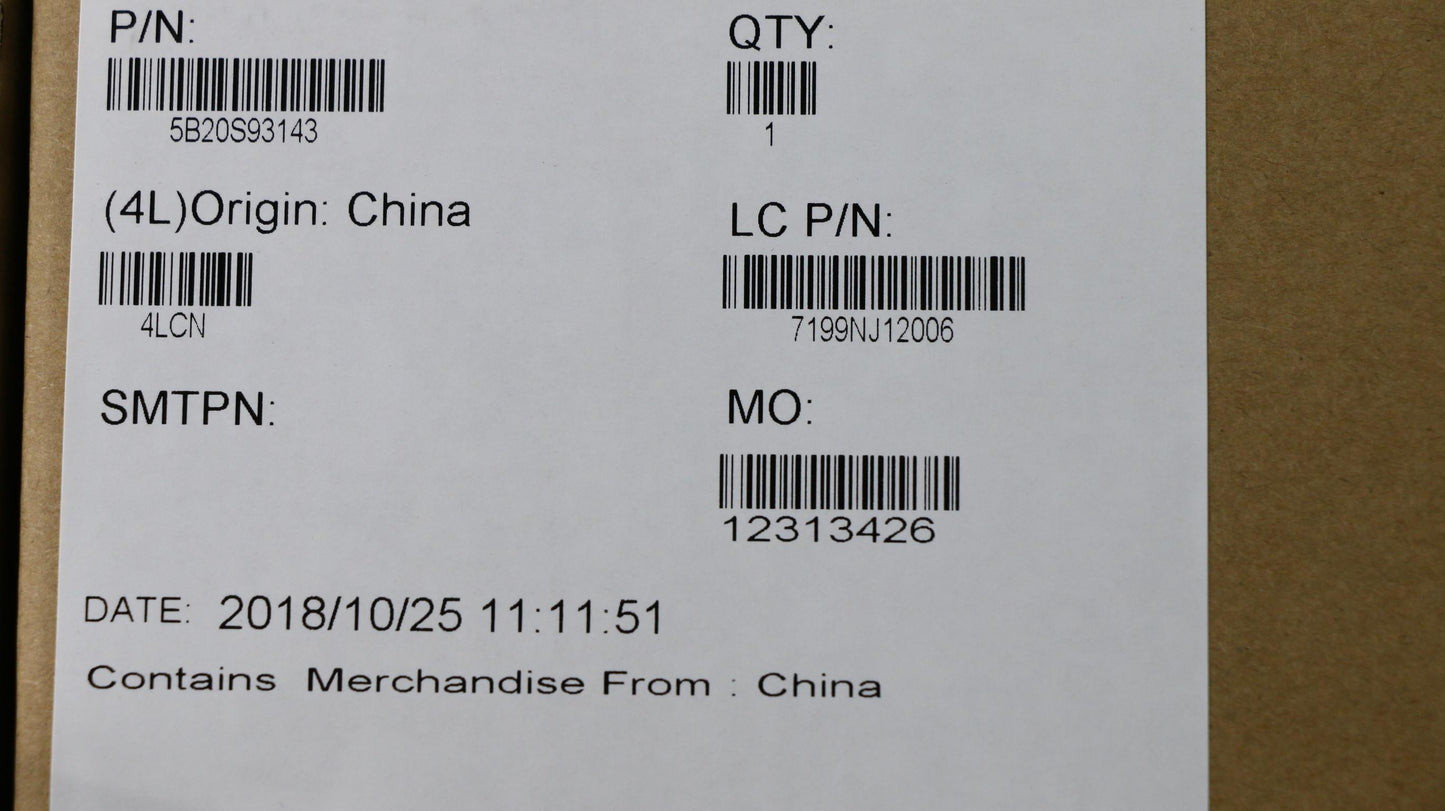 Lenovo Mb I3-7130U M11V2G D4G-Blk - 5B20S93143