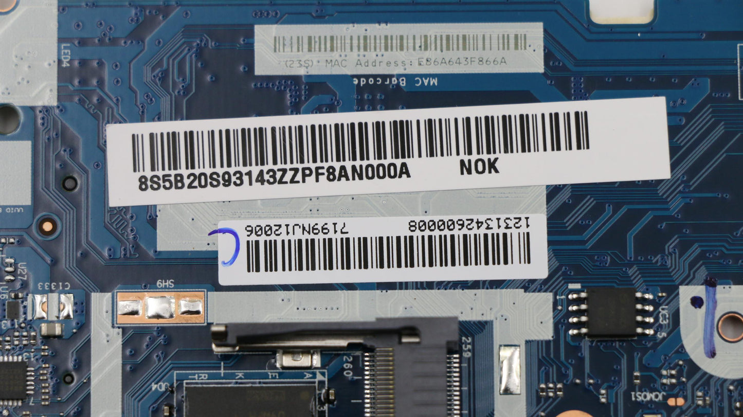 Lenovo Mb I3-7130U M11V2G D4G-Blk - 5B20S93143