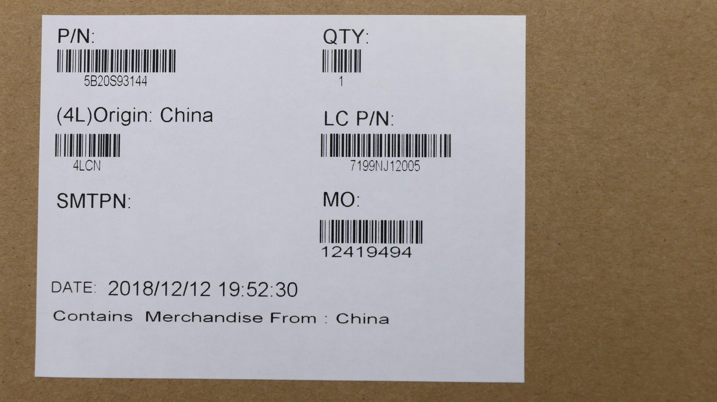Lenovo Mb I3-7130U M11V2G D4G-Win - 5B20S93144