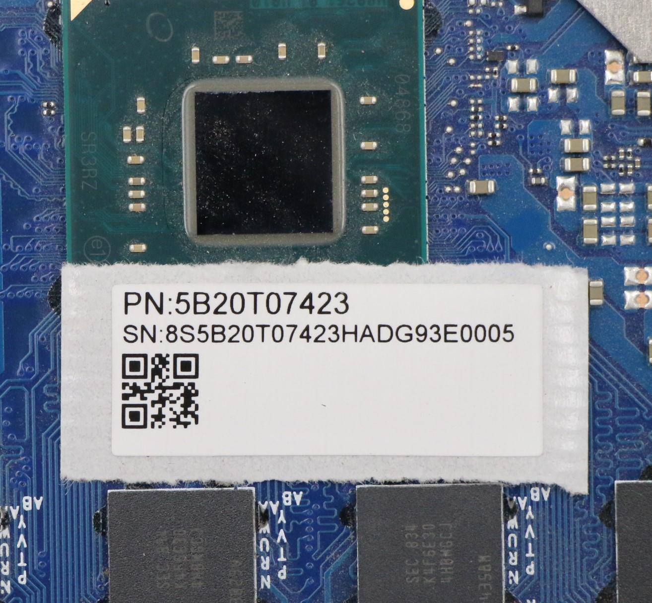 Lenovo 5B20T07423 Mb H 81H3 N5000 128G 8Gw2X2 Lt