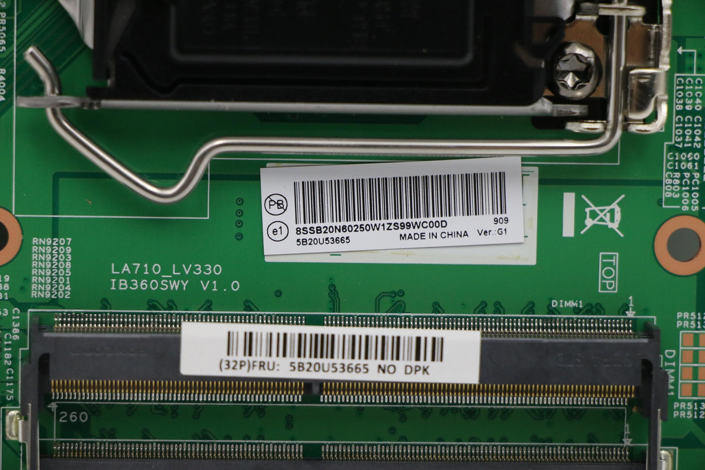 Lenovo Mb B360 U H3 2D No Dpk - 5B20U53665