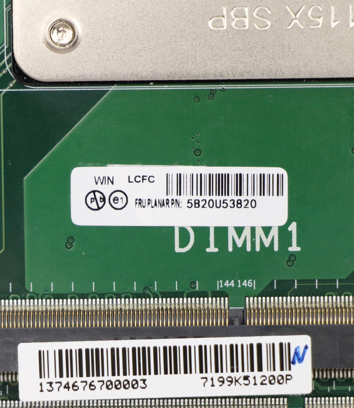 Lenovo Q370 Motherboard, 65W, Windows-Compatible, Digital Product Key DPK Included - 5B20U53820