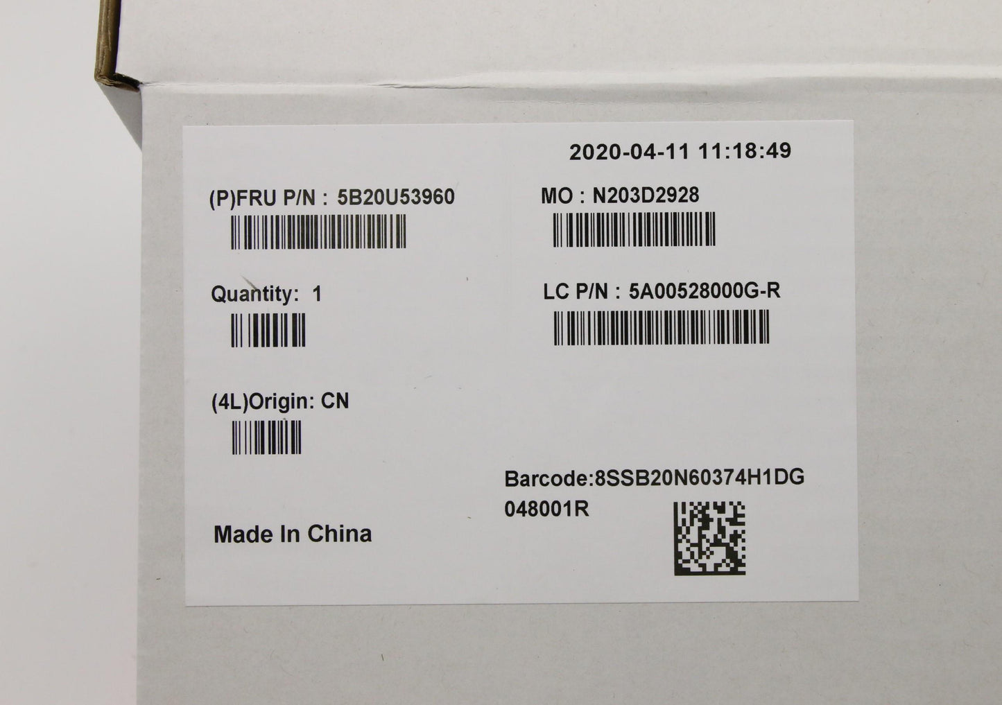 Lenovo Fru Amdbr Rrknollnodpk - 5B20U53960