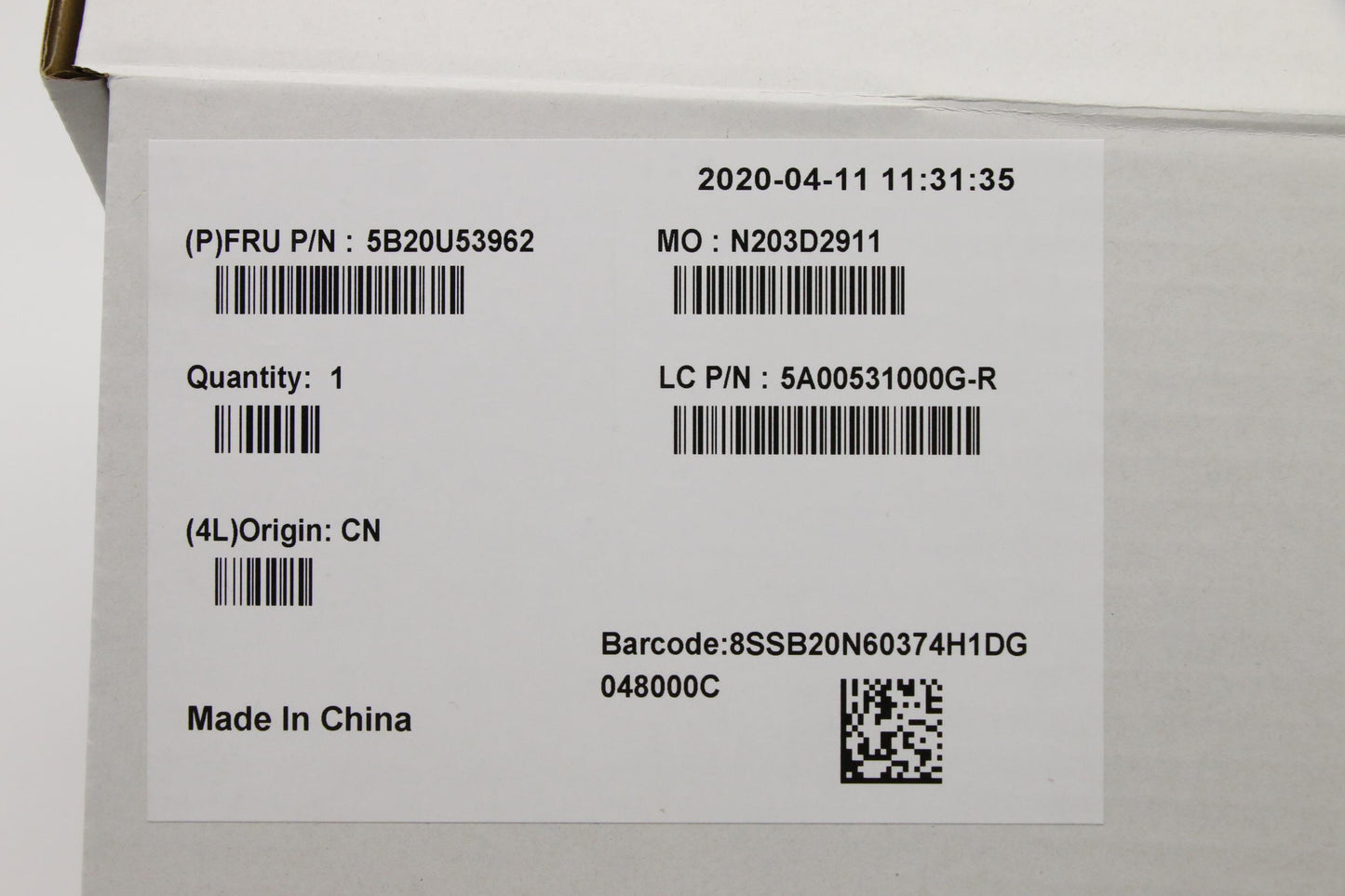 Lenovo Fru Amdbr Rrknollwiniot - 5B20U53962