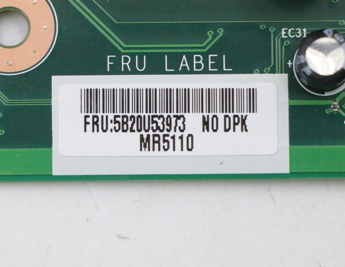 Lenovo Bdplanar Mb Fru E B460 No Dpk - 5B20U53973