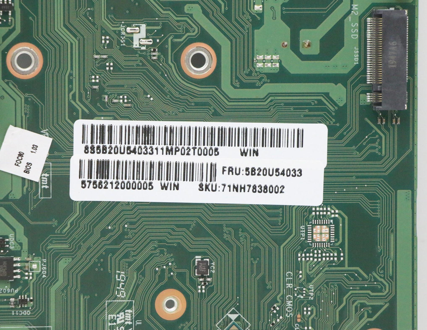 Lenovo Mb J5040 Uma W/Rtc Win - 5B20U54033