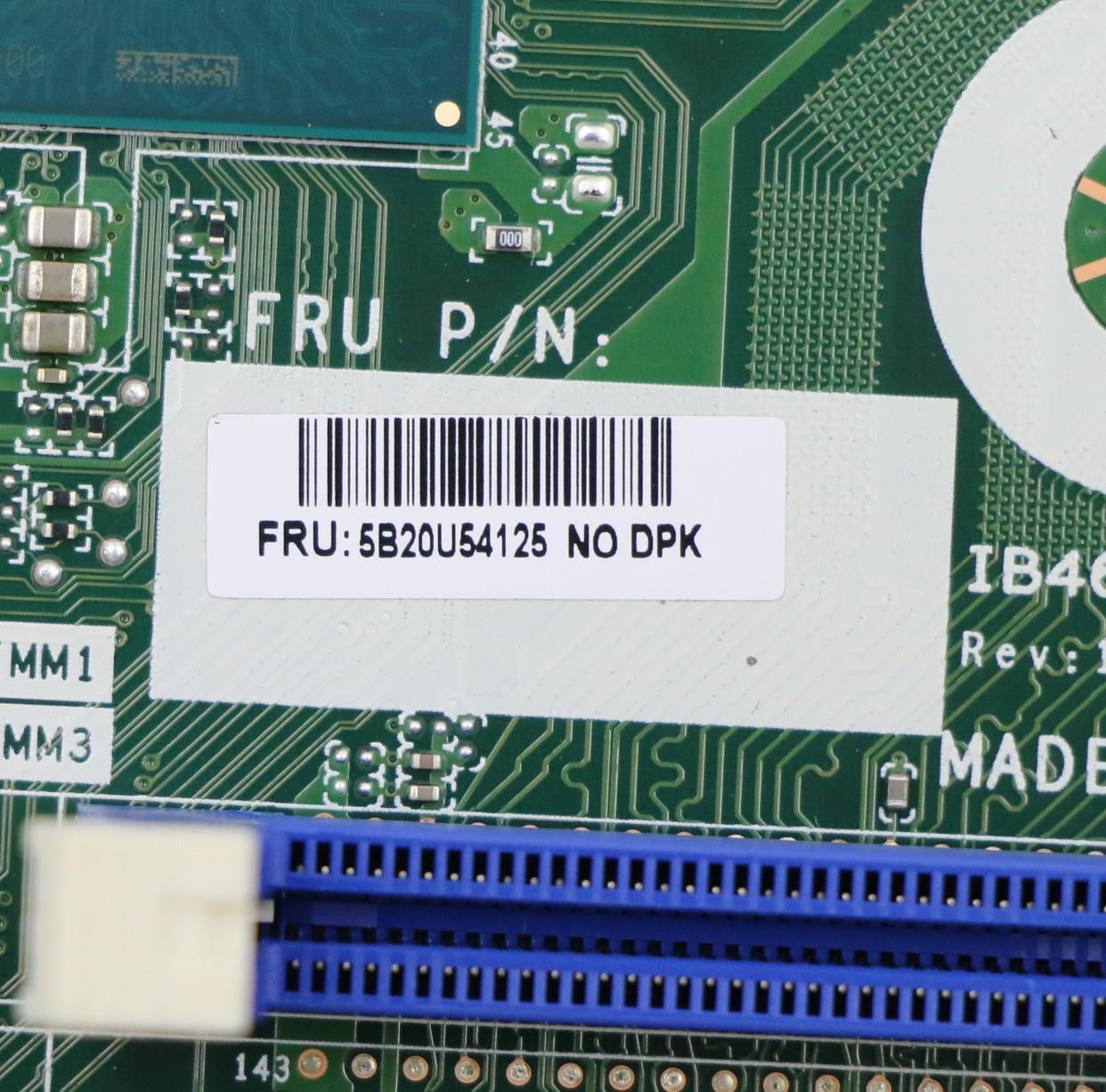 Lenovo Bdplanar Intel Comet Lake B460 - 5B20U54125