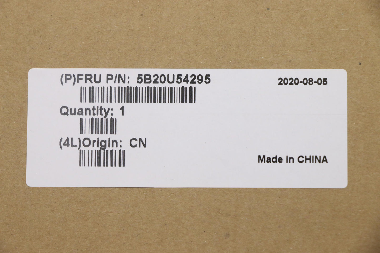 Lenovo Cards Misc Internal; Usb, Audi - 5B20U54295
