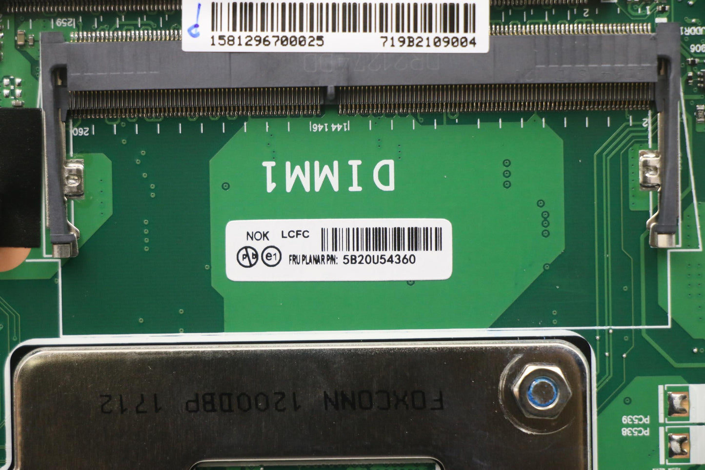 Lenovo Bdplanar Q470 Mb Fru No Dpk M9 - 5B20U54360