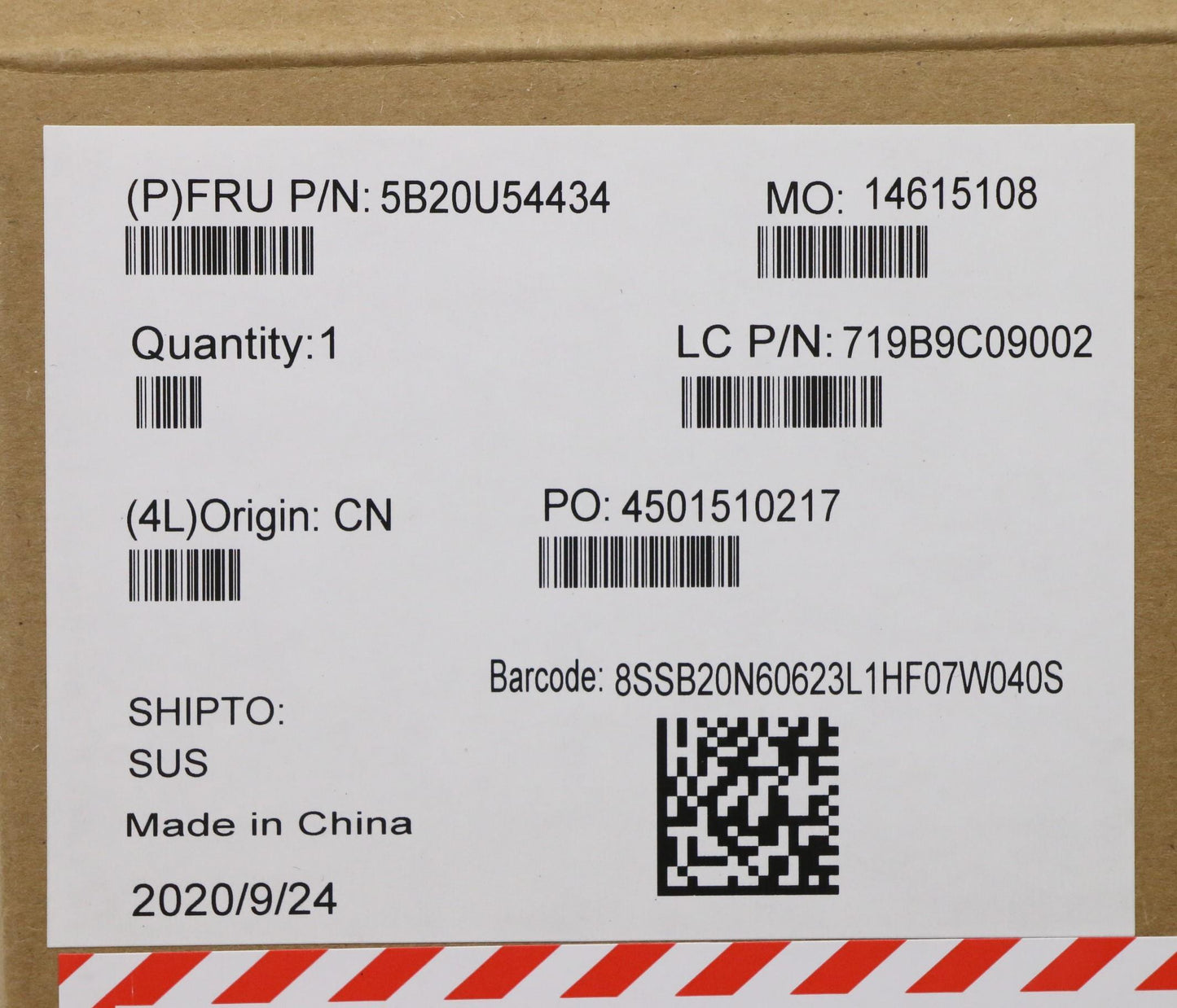 Lenovo Bdplanar Intel Comet Lake H470 - 5B20U54434