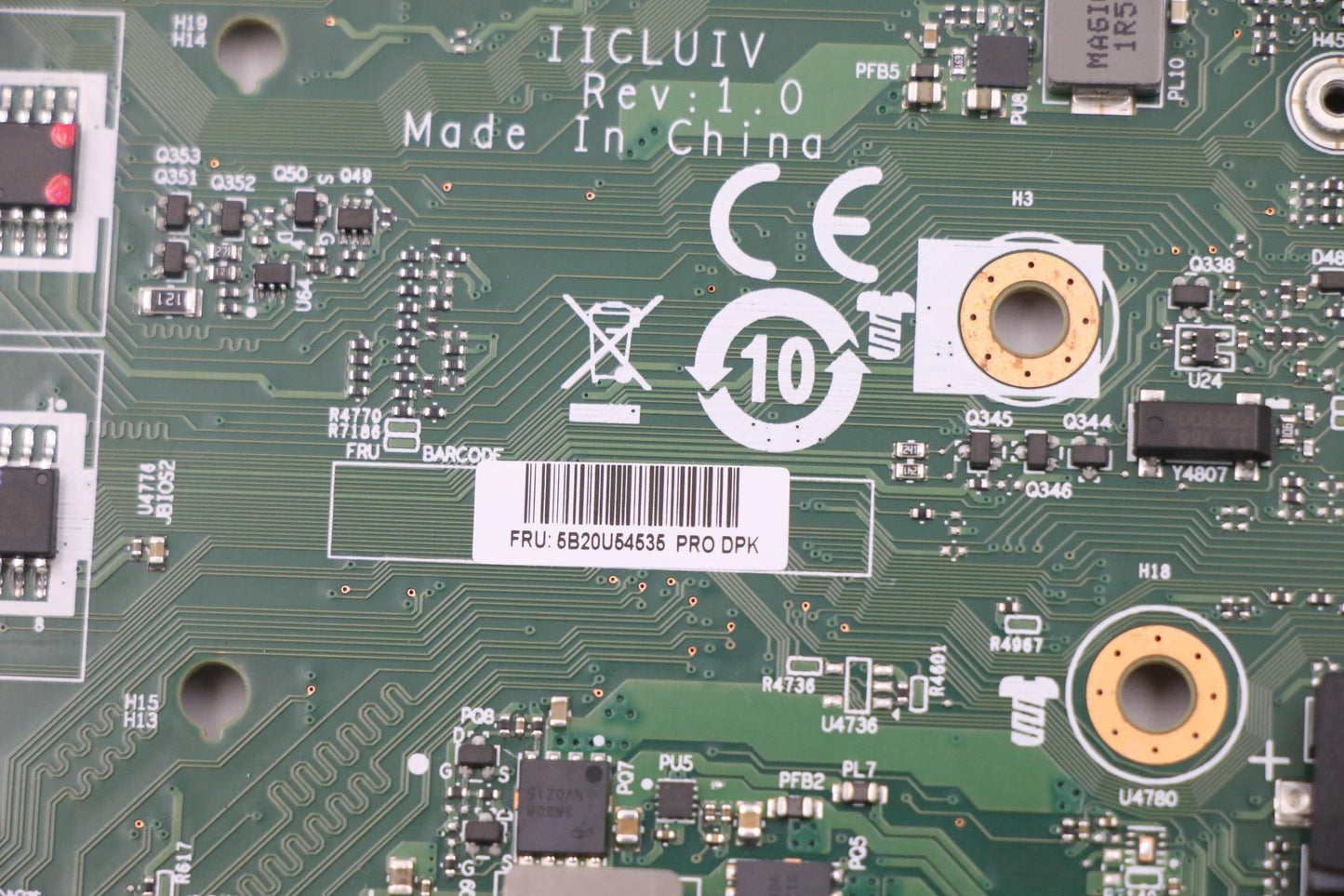 Lenovo Bdplanar Fru Mb Icl-U I3-1005 - 5B20U54535