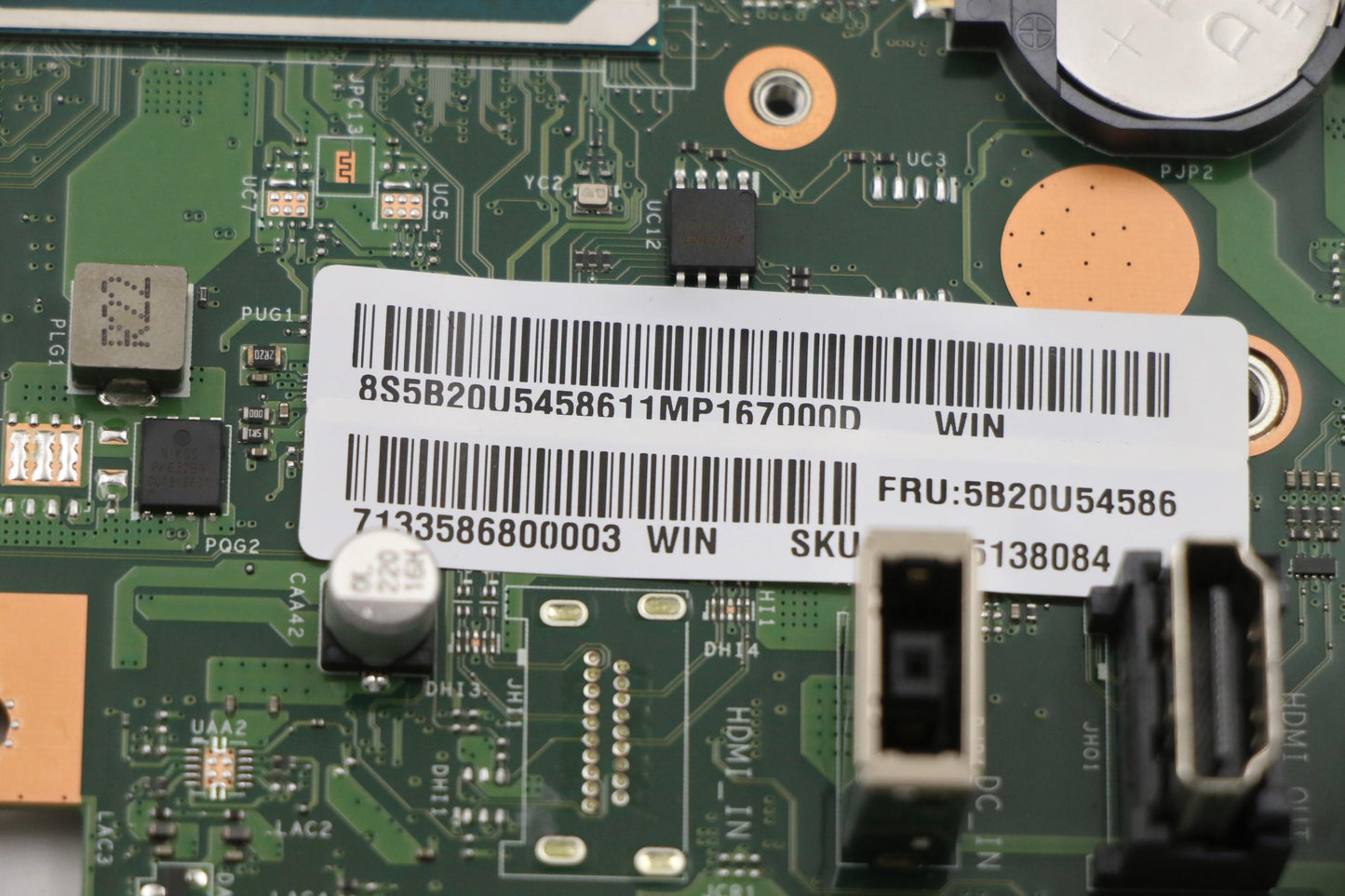 Lenovo Bdplanar I7-1165G7 G Hdmi Out - 5B20U54586