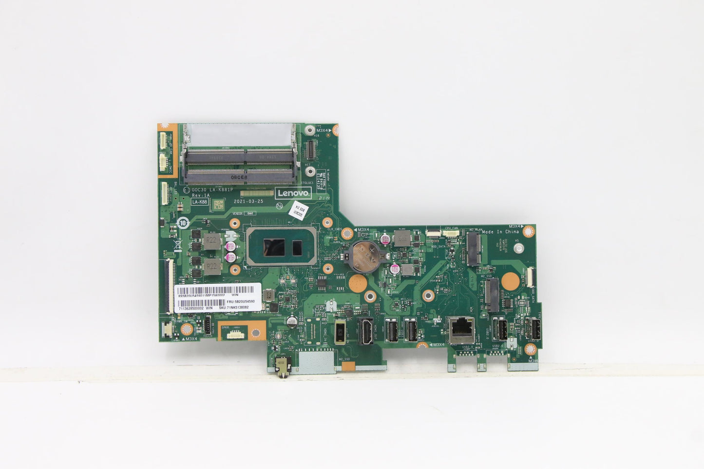 Lenovo Bdplanar I5-1135G7 G Hdmi Out - 5B20U54590