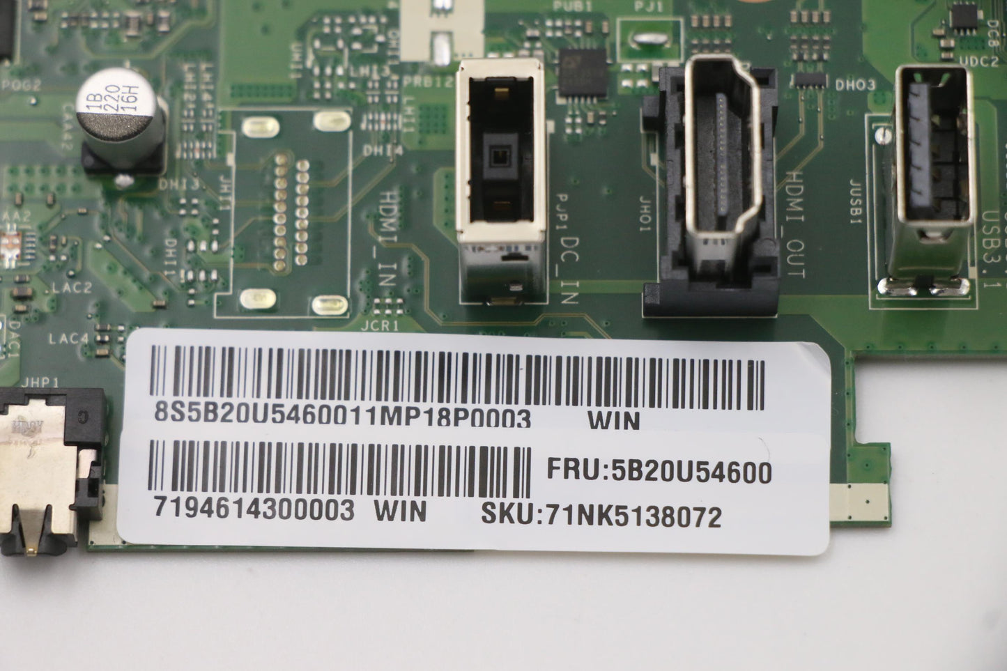 Lenovo Bdplanar Cel-6305 U Hdmi Out W - 5B20U54600