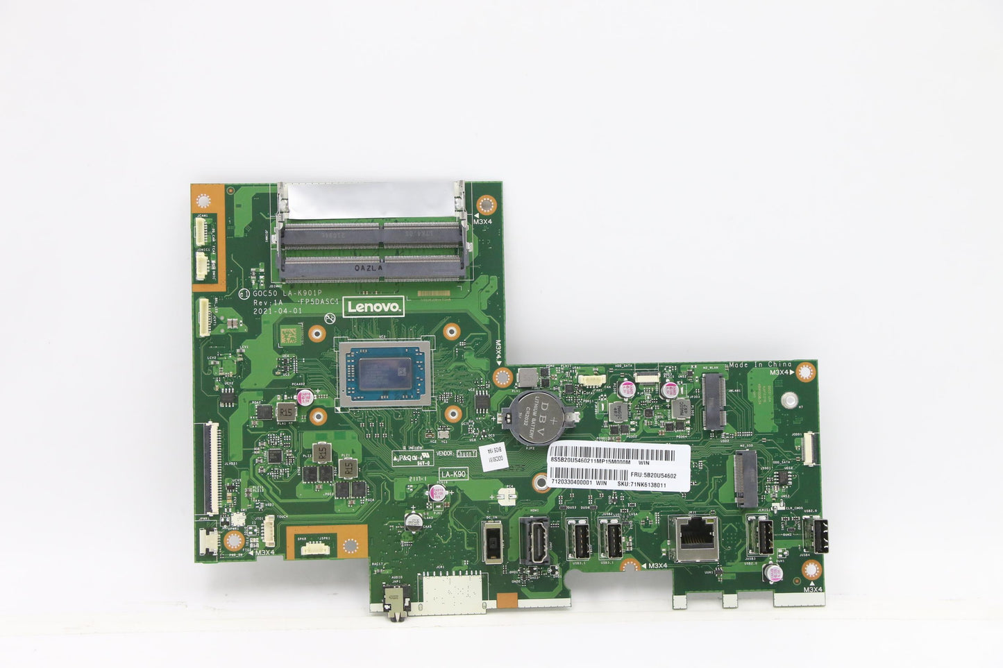 Lenovo Bdplanar Amd Dali R5-3500U Uma - 5B20U54602