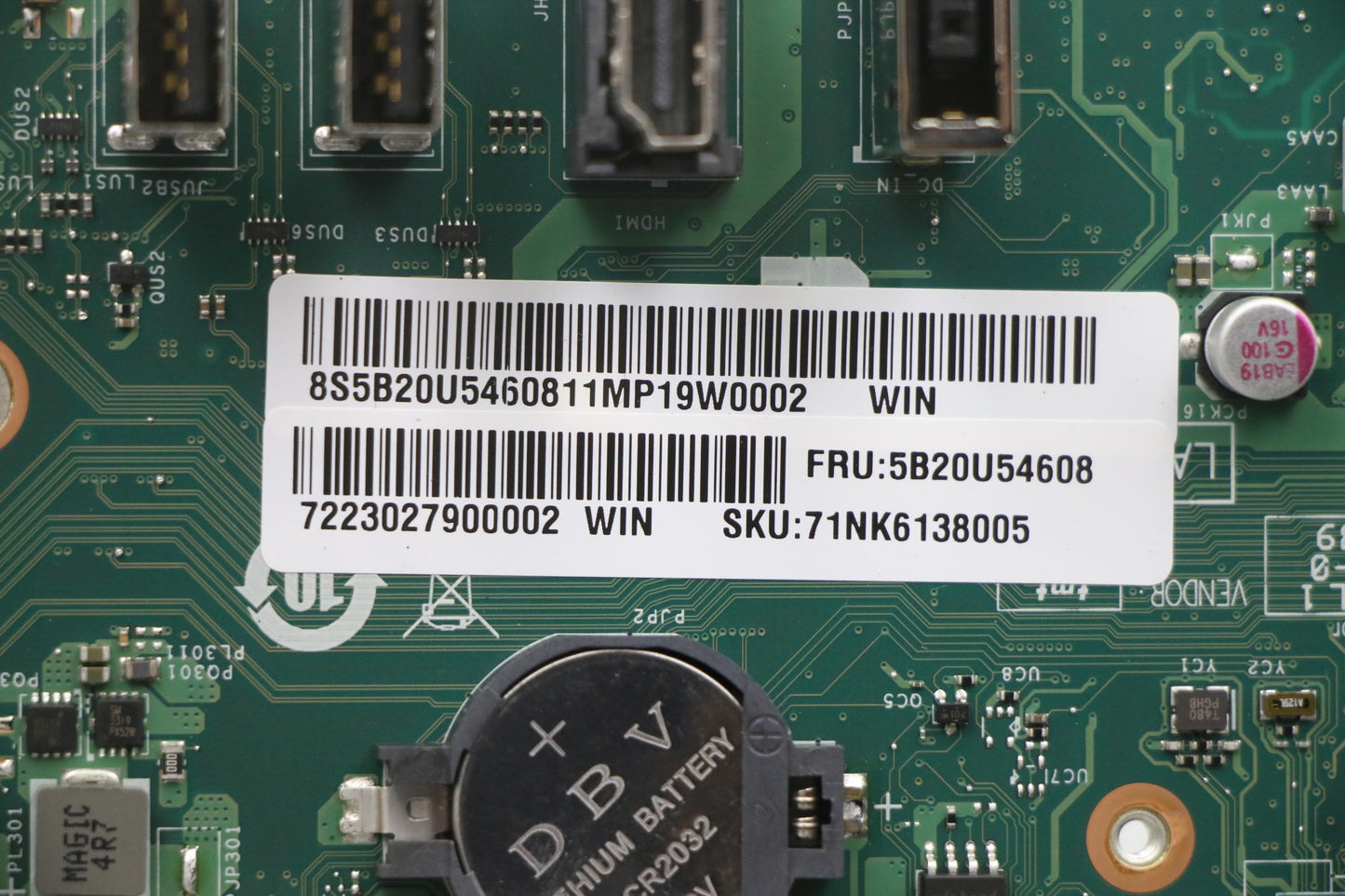 Lenovo Bdplanar Amd Dali 3020E Uma Wi - 5B20U54608