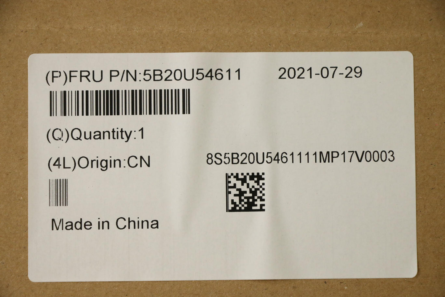 Lenovo Bdplanar Mb Alc No R7-5700U Um - 5B20U54611