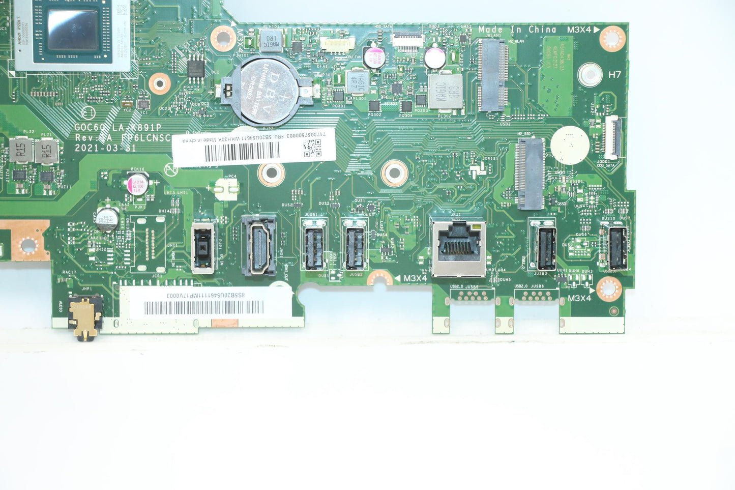 Lenovo Bdplanar Mb Alc No R7-5700U Um - 5B20U54611