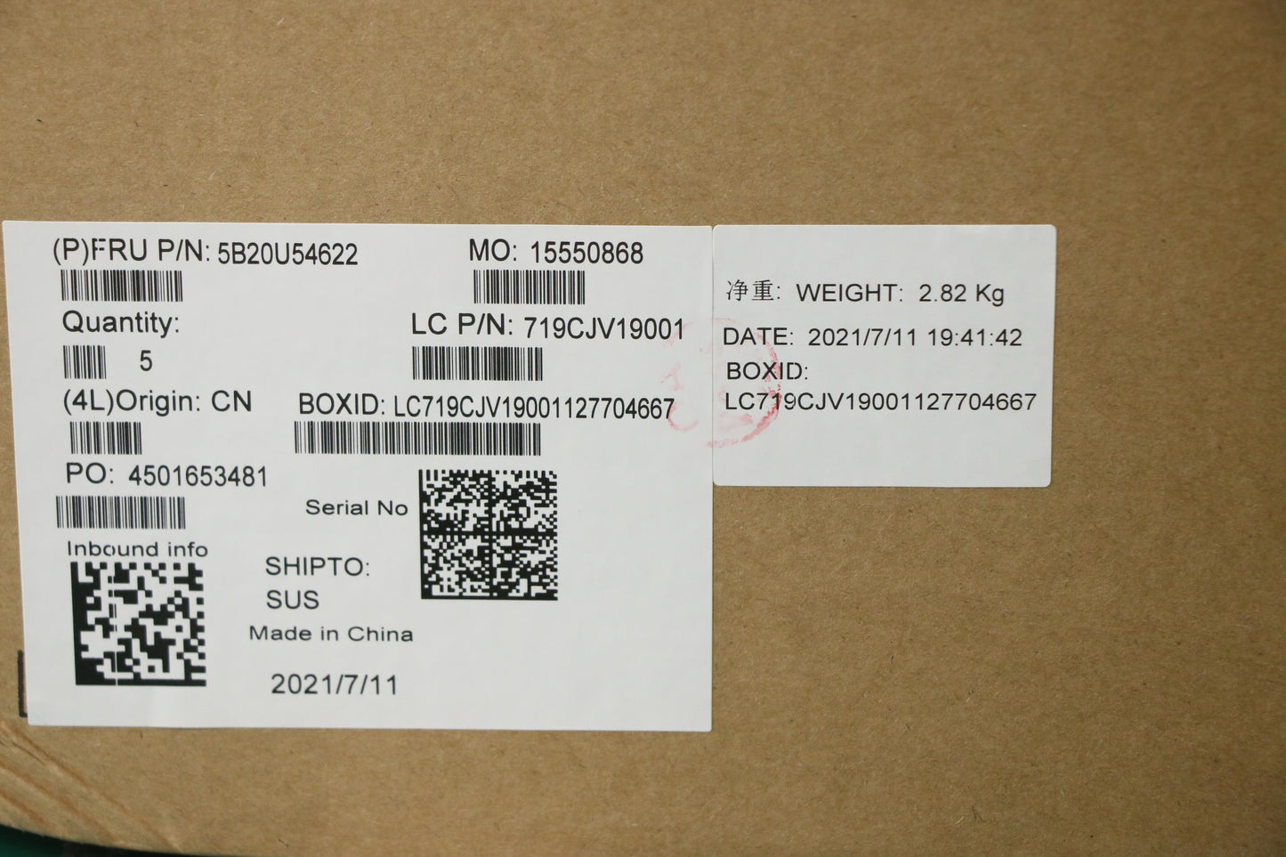 Lenovo Bdplanar Uma Hdmi In/Out Win D - 5B20U54622