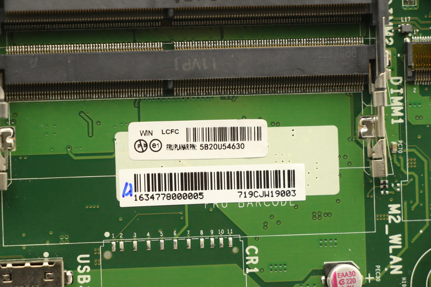Lenovo Bdplanar Mb Alc Win R3-5300U U - 5B20U54630