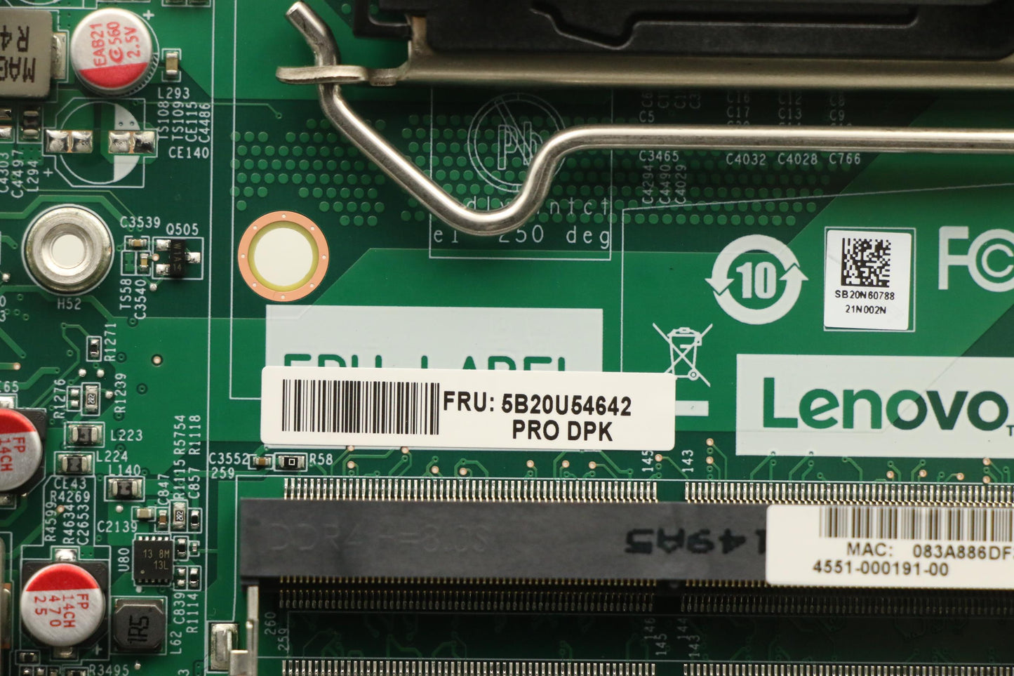 Lenovo Bdplanar Mb Q570 Dgpu Windpk M - 5B20U54642