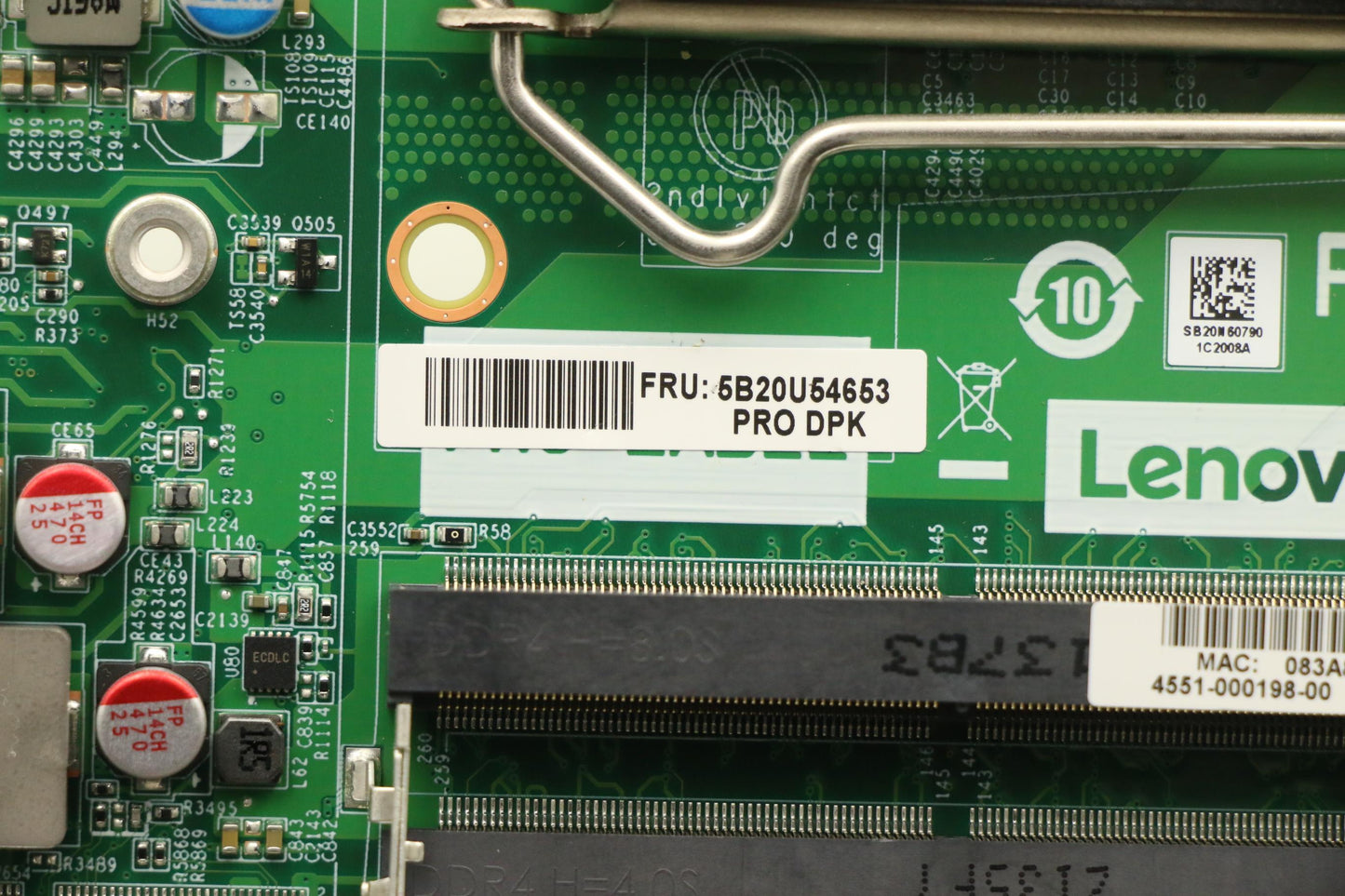 Lenovo Bdplanar Mb Q570 Uma Windpk Ms - 5B20U54653