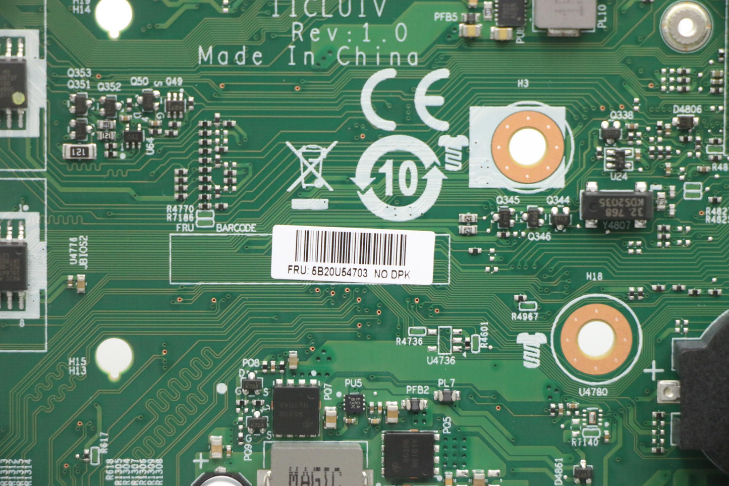Lenovo Bdplanar Fru Mb Icl-U I3-1005 - 5B20U54703