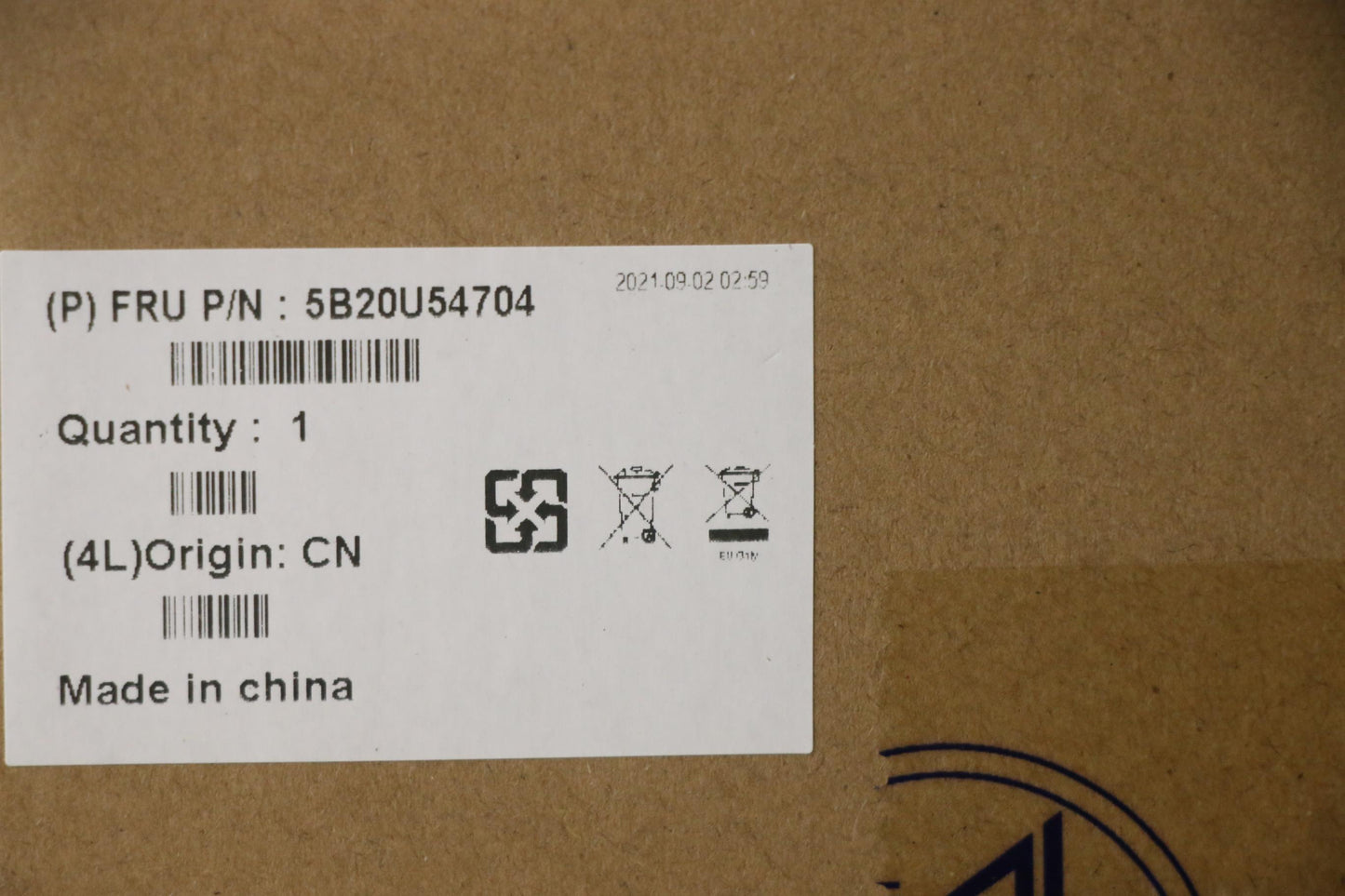 Lenovo Bdplanar Fru Mb Icl-U I3-1005 - 5B20U54704