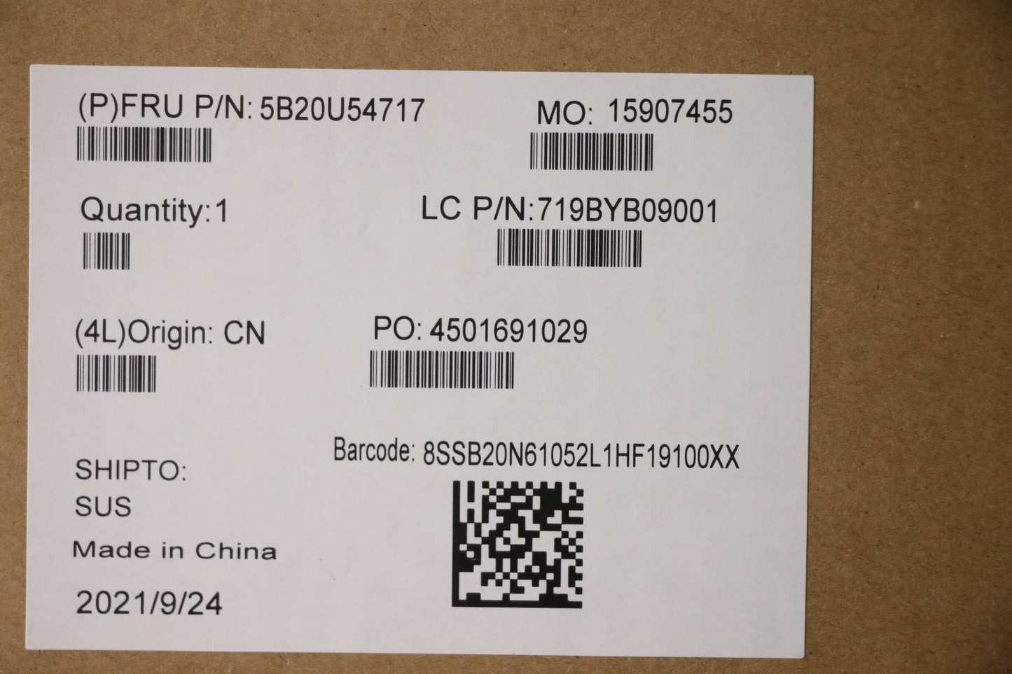 Lenovo Bdplanar Q570 Mb Fru No Dpk M9 - 5B20U54717